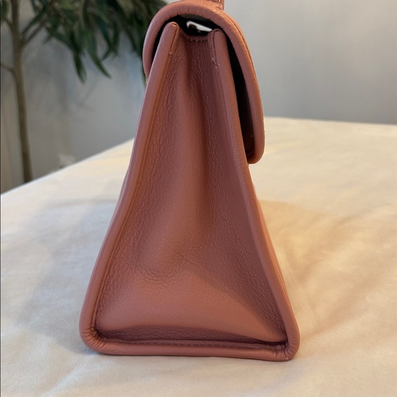 Nearly New! Talbots Pink Leather Bag - Picture 7 of 14